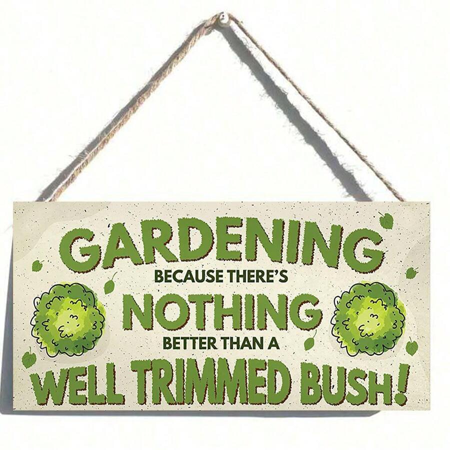 歡迎來到春季園藝,沒有什麼比粗魯的花園銘牌 & 樹籬更有趣了。爸爸 & 爺爺的禮物~ - 綠色 - 查看 1