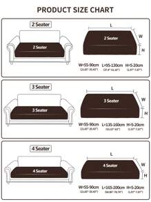 1 件防水四季提花氨綸沙發墊套,現代風格防滑沙發套,客廳沙發保護套,適合 L 型沙發和 1/2/3/4 座沙發