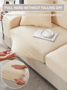 1 件防水四季提花氨綸沙發墊套,現代風格防滑沙發套,客廳沙發保護套,適合 L 型沙發和 1/2/3/4 座沙發