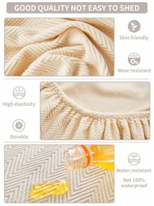 1 件防水四季提花氨綸沙發墊套,現代風格防滑沙發套,客廳沙發保護套,適合 L 型沙發和 1/2/3/4 座沙發