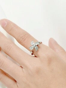 925 Sterling Silver Fidget Spinning Windmill Rings For Women Adjustable Size Statement Ring Fashion Creative Design Best Gifts Jewelry - Windmill - View 9