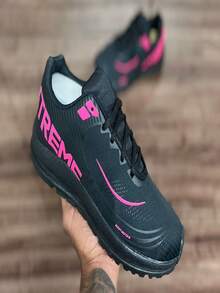 Women Wedge Sneakers - Rosa Fucsia - Ver 2