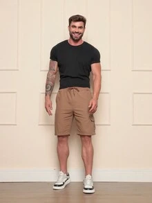 Men Denim Shorts - Rỉ Nâu - Xem 1
