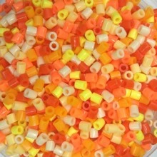 Pana-beads 500 pezzi/confezione, perline da fondere da 5mm, 9 colori misti, dimensione classica, compatibili con Hama e Perler, per arte a pixel, artigianato e regali fatti a mano, creazione di gioielli, ricambi, perline Perler