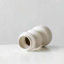 1 件北欧风格亮面黑色陶瓷螺旋花瓶，适用于家居装饰和婚礼餐桌，母亲节送给妈妈的礼物。独特的妈妈生日礼物设计，- 抛光不掉粉 - 简约设计，适用于客厅、办公室、卧室和送礼、家居装饰、桌子、客厅、餐厅、架子、卧室、婚礼 - 尺寸 - 查看 8