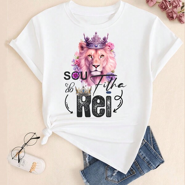 T-shirt blusa camiseta Religiosa Cristã, Yeshua, Católica, Evangélica Cristo Jesus, Feminina,  Babylook Igreja 13