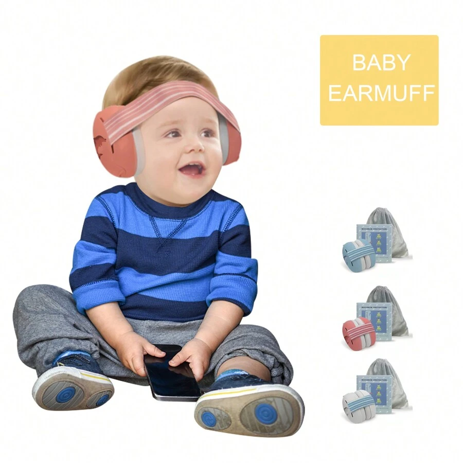 Baby Earmuffs Mini HeadMounted AntiNoise Outdoor Earmuffs For