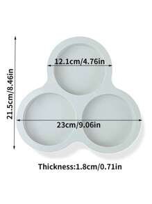 1pc 4-Grid Egg Frying Pan, Kitchen Baking Mold, Flower Shaped Silicone Egg Cooking Mold