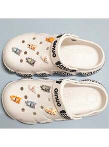 10pcs Adorable Cat Shaped Shoe Charms & Decorations For Clogs - Multicolor - View 3