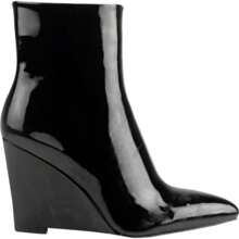 Botas de vestir de recubierto con tacón tipo cuña, mod. 1090110 - Negro - Ver 1
