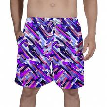 Men Beach Shorts - màu đen - Xem 1
