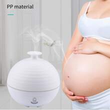 An Aromatherapy Machine, Creative Mine Ultrasonic Seven Color Aromatherapy Machine, Spray Machine USB Humidifier, LED Lights, Bedroom Family Quiet Oil Lamp. - White - View 3