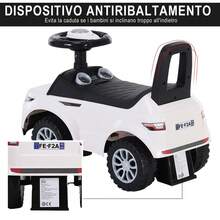 Kids Push Ride-Ons - White - View 3