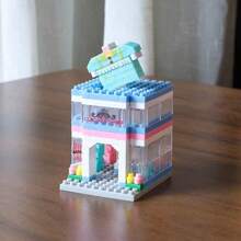Blocuri de construcție cu ansamblu de microparticule Jucărie cu imitație de fructe Diy Cadou creativ Decorare cameră Cadouri de iarnă Blocuri de culoare Blocuri de culoare
