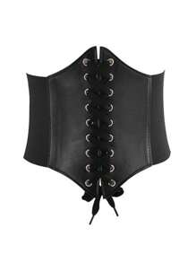Women Corset Belts - Black - View 2