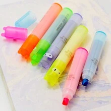6 cái/12 cái Mini Đèn huỳnh quang Công cụ tô sáng Bút đánh dấu Bộ Với Lớn Ink Dung tích Và Dày Đối với Sơ đẳng Trường học Sinh viên , Ánh sáng Màu sắc - Nhiều màu - Xem 8