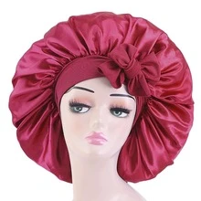 1 Miếng Có thể điều chỉnh Lụa Sa tanh Khăn xếp Mũ lưỡi trai Đối với Đang ngủ , Phụ nữ Người đàn ông Đàn hồi Dây buộc tóc Đối với Dài Tóc xoăn , Phòng tắm Phụ kiện - nhiều màu - Xem 8