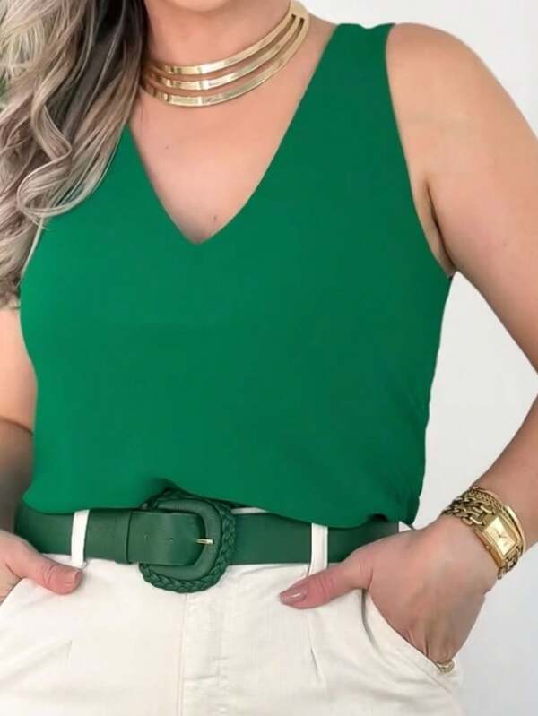 Blusa de Alça Grossa Larga Duna Air Flow