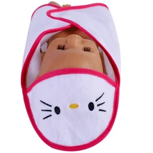1pc 39*39cm Doll Clothes Cuddle Blanket For Doll Girls Up To 18 Inches, Suitable For 43cm Reborn Dolls,18" Doll Accessories,American Doll Clothes - Multicolor - View 4