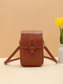 Women's Bag 2022 New Fashion Purse Korean Version Of The Simple Solid Color Long Mini Shoulder Oblique Mobile Phone Bag Women's Oblique Shoulder Bag