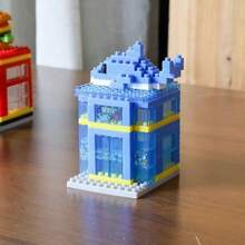 Blocuri de construcție cu ansamblu de microparticule Jucărie cu imitație de fructe Diy Cadou creativ Decorare cameră Cadouri de iarnă Blocuri de culoare Blocuri de culoare