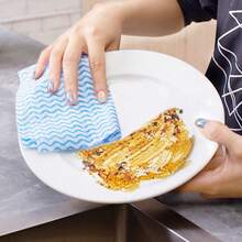 50入組一次性清潔濕巾,家用廚房清潔布,防沾油洗碗抹布 - 2卷抹布[顏色隨機] - 查看 9