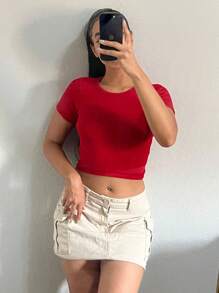 Women T-Shirts - 紅色 - 查看 1