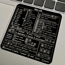 1pc Laptop Shortcut Key Sticker, Compatible With MacBook, Keyboard Sticker, - Multicolor - View 6