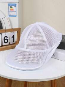1 件防变形洗衣帽洗漱袋，洗衣机专用帽子护理袋保护器，棒球帽洗衣机专用帽子清洗袋，学校收纳袋，教师收纳袋，抽屉衣柜收纳袋，壁橱收纳袋，绗缝袋，床底收纳盒，隔层衣服收纳袋，家庭卧室收纳袋，储物箱，洗衣篮，洗衣袋，洗衣机洗衣袋，浴室宿舍旅行，用于脏衣服和干净衣服，胸罩 - 白色 - 查看 1
