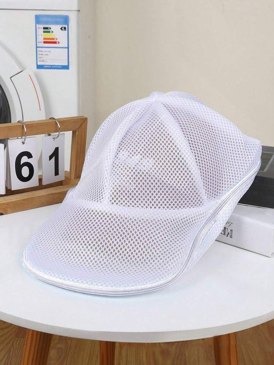 1 件防变形洗衣帽洗漱袋，洗衣机专用帽子护理袋保护器，棒球帽洗衣机专用帽子清洗袋，学校收纳袋，教师收纳袋，抽屉衣柜收纳袋，壁橱收纳袋，绗缝袋，床底收纳盒，隔层衣服收纳袋，家庭卧室收纳袋，储物箱，洗衣篮，洗衣袋，洗衣机洗衣袋，浴室宿舍旅行，用于脏衣服和干净衣服，胸罩 - 白色 - 查看 1