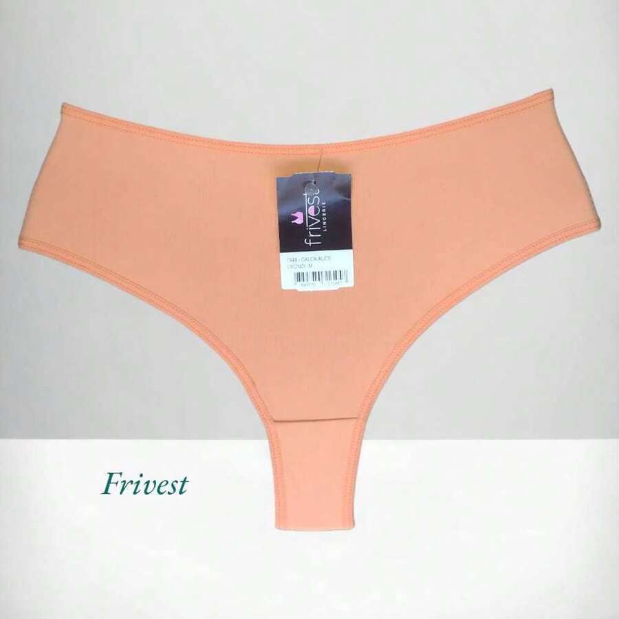 Kit 3 Calcinhas Fio Duplo Calça Conforto Lingerie Feminina