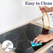 Hobsir Plug In Induction Hob 4 Zones Electric Hob 60cm With Flexible Zone For Griddle Plate, Bulit-In, 2800W, Slider Touch, Timer, Child-Lock, Pause Function,13 Amp - Black - View 4