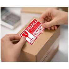 120pcs Fragile Handle With Care Labels, Moving Glass Handle With Care Labels, Permanent Adhesive Fragile Labels, Handle With Care Stickers For Fragile Items, Self-Adhesive Paper Handle With Care Stickers For Delicate Freight Logistics Packaging, Shipping Packing Label For Fragile Items, Self-Adhesive Paper Shipping Outer Box Packing Fragile Handling Stickers, Carton Fragile Handling Tips Stickers - 120 Self-adhesive Stickers - View 7