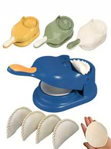 1pc 2-In-1 Dumpling Skin Maker, Creative Dumpling Machine, Manual Dumpling Maker, Suitable For Kitchen, Holiday Parties, Dumpling Skin & Dumpling Mold, Dough Press, Kitchen Gadget