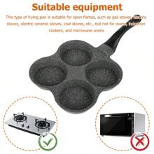 Rustless Egg Frying Pan | 4-Cup Nonstick Easy Clean Egg Cooker Omelet Pan For Breakfast Swedish Pancake, Crepe Pan Gas Stove And Other Stoves Cookware Seafood Boil