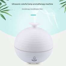 An Aromatherapy Machine, Creative Mine Ultrasonic Seven Color Aromatherapy Machine, Spray Machine USB Humidifier, LED Lights, Bedroom Family Quiet Oil Lamp. - White - View 4