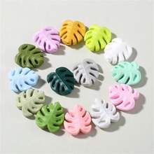 10 cái 20x23mm Silicone Lá cây Hạt , Lá hình Hạt - Nhiều màu - Xem 4