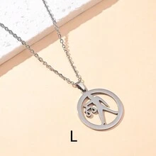 1 Miếng Thép không gỉ Chòm sao Dây chuyền , Không giới tính Thiết kế Đối với Cặp đôi , Tối giản Và Hợp thời Xương quai xanh Chuỗi Với Quá quắt Phong cách - Bạc - Xem 20