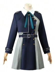 1 bộ Phim hoạt hình dễ thương Hóa trang Trang phục Trường học Đầm , Áo sơ mi & Bộ váy - A - Xem 9