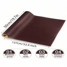 1pc Self Adhesive Leather For Sofa Repair Patch Furniture Table Chair Sticker