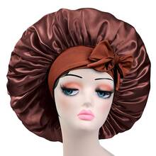 1 Miếng Có thể điều chỉnh Lụa Sa tanh Khăn xếp Mũ lưỡi trai Đối với Đang ngủ , Phụ nữ Người đàn ông Đàn hồi Dây buộc tóc Đối với Dài Tóc xoăn , Phòng tắm Phụ kiện - nhiều màu - Xem 15