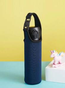 便携式水瓶斜挎包带肩带包袋隔热支架保护跑步露营徒步旅行能量饮料 - 彩色 - 查看 4