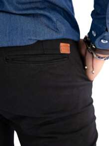 Urban Zone Jeans Men Pants - 黑色的 - 查看 4