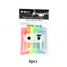 6 cái/12 cái Mini Đèn huỳnh quang Công cụ tô sáng Bút đánh dấu Bộ Với Lớn Ink Dung tích Và Dày Đối với Sơ đẳng Trường học Sinh viên , Ánh sáng Màu sắc - Nhiều màu - Xem 10