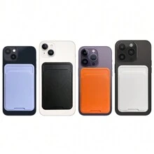 Universal Adhesive Phone Back Card Holder, Compatible With Most Smartphones And Protective Cases - Pink - View 1