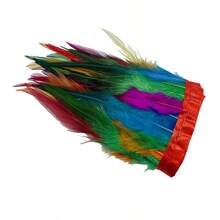 1Meters Artificial Feathers Trim Crafts Sewing Clothing DIY 4-6/10-15cm Party Wedding Feathers Ribbon Hair Jewelry Making Plumas Accessories Decoration
