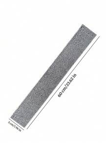 閃亮1入車門門檻防刮條保護貼,適用於汽車門/單一門 - 銀色 - 查看 5