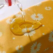 1pc Hanging Kitchen Garbage Bag Dispenser, Plastic Bag Organizer, Wall Mounted Storage Bag With Daisy Flower Pattern Kitchen Items Kitchen Accessaries Kitchen Tools - Multicolor - View 3