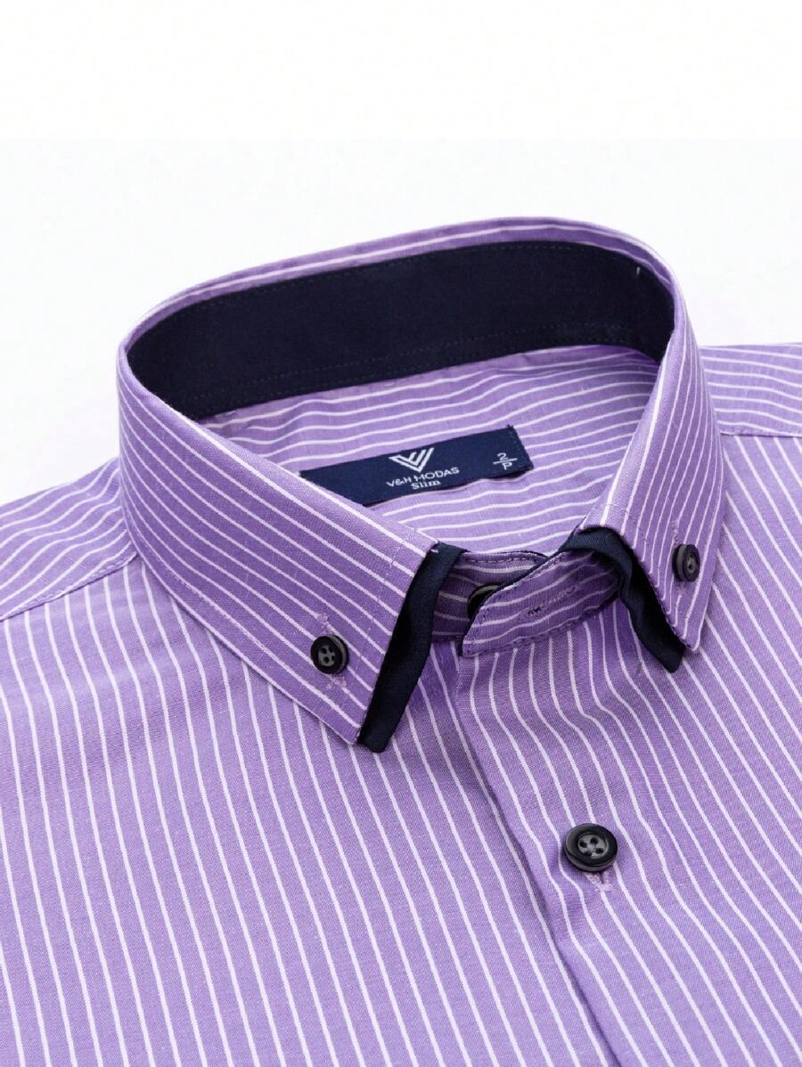 Men Shirts - Violet Purple - View 1