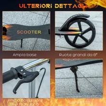 HOMCOM Kids Scooters & Equipment - Black - View 8